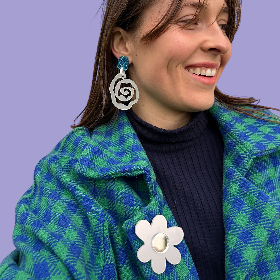 Broche Fleur - Les pastels