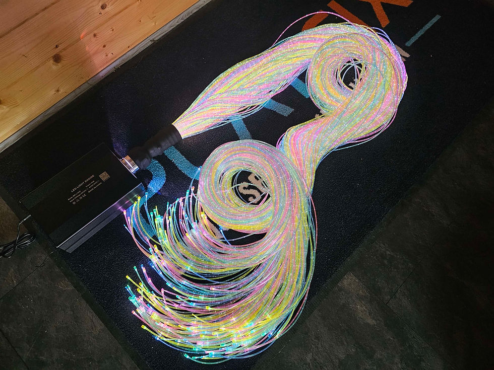 Thumbnail: One off Easter offer ULTIMATE  200 x 3M UV Rainbow fiberoptics 45w app 