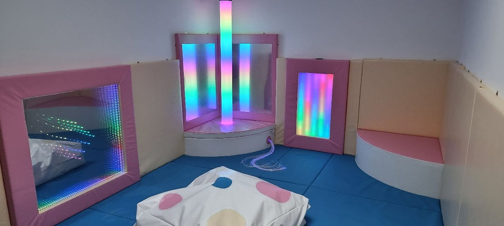 Thumbnail: Custom built sensory rooms/soft play installation 