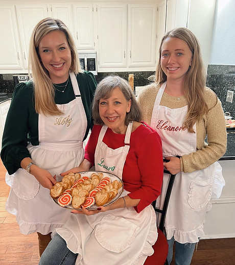 Photo of three women bakers