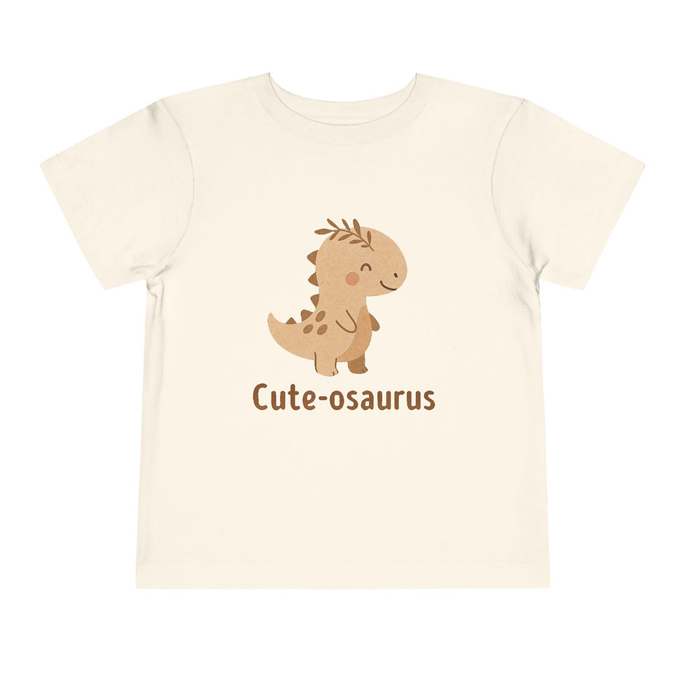 Thumbnail: Cute Dinosaur Short Sleeve Shirt (Cute-osaurus)