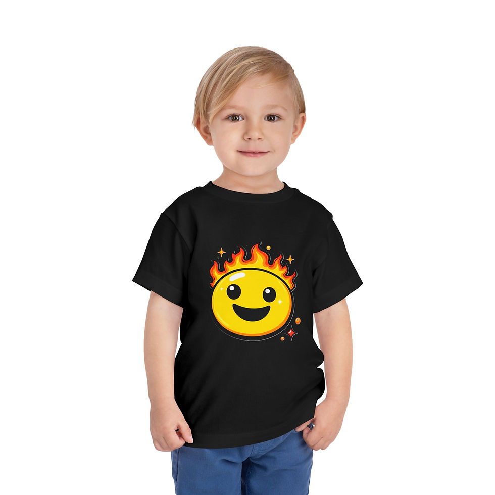 Thumbnail: Flaming Smiley Toddler Tee