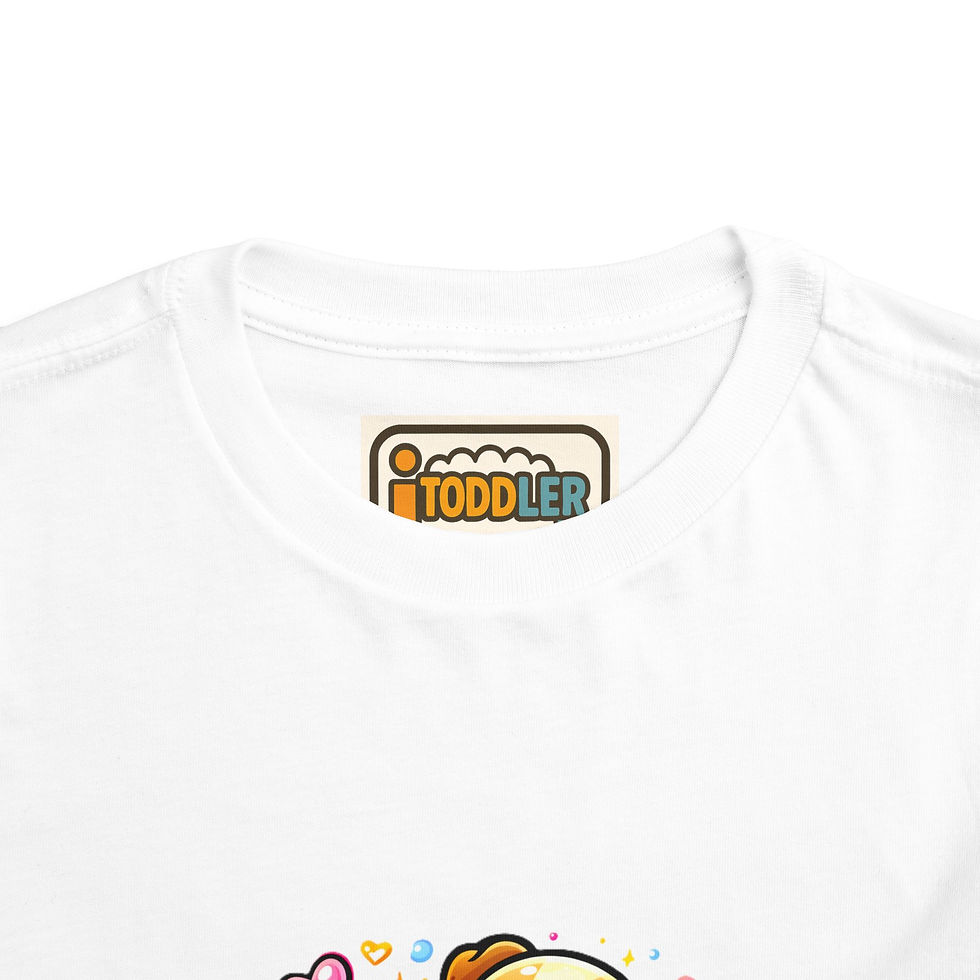 Thumbnail: Cute Puppy & Ball Toddler Tee — Playful Dog Graphic Shirt for Kids