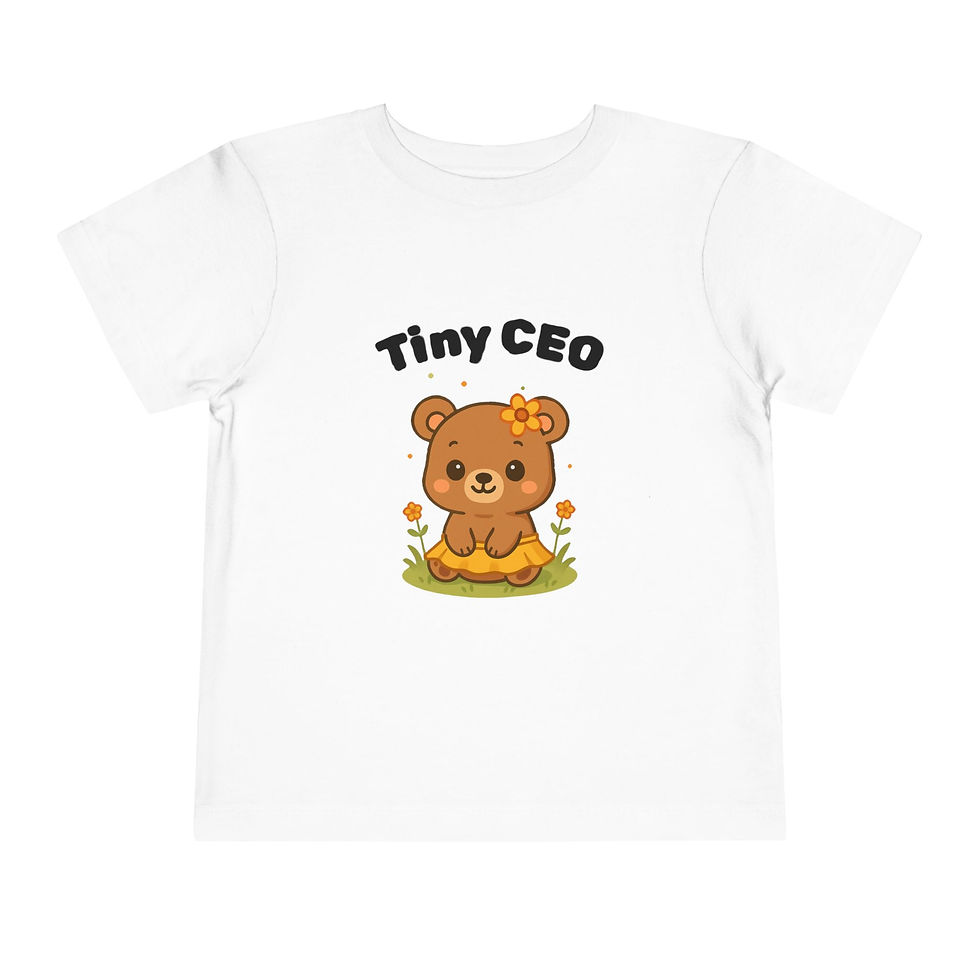 Thumbnail: Adorable Tiny  Lady Ceo Bear Tee 🐻💼