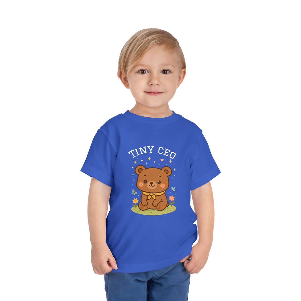 Thumbnail: Tiny Ceo Bear Toddler Tee 👔 