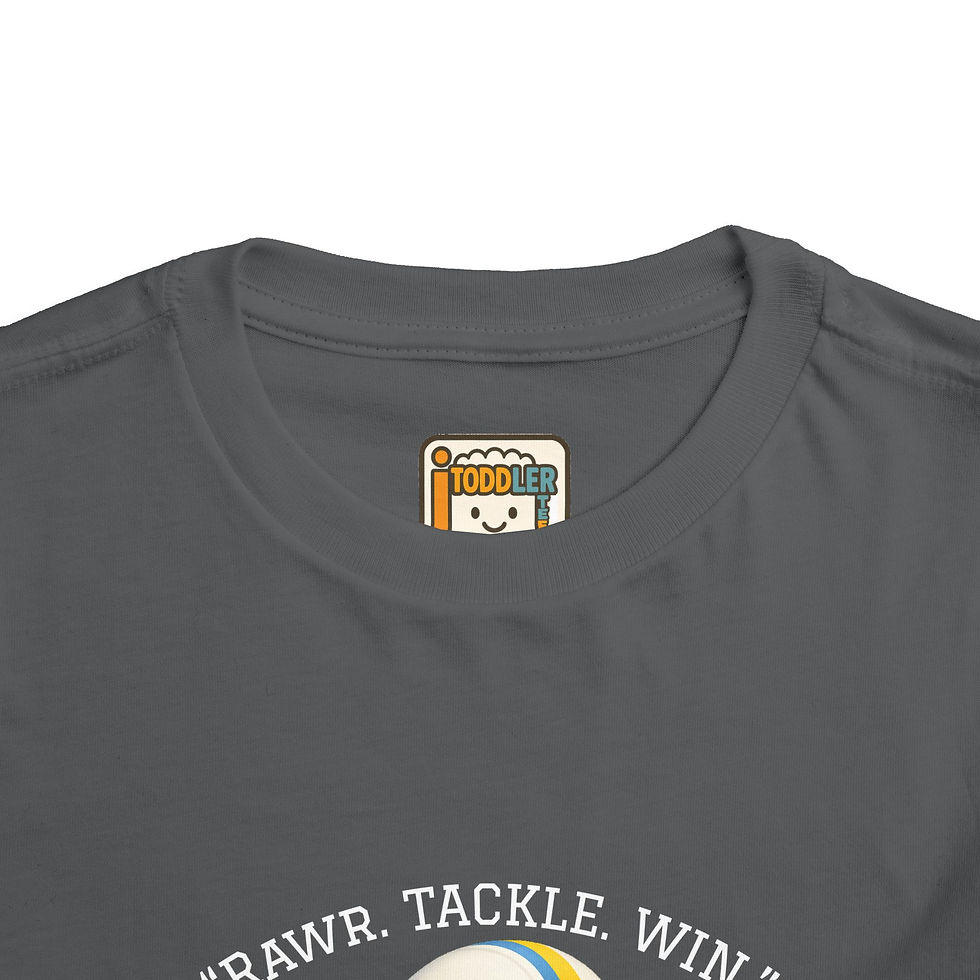 Thumbnail: 🏈Rawr Tackle Win" Dino Football Shirt