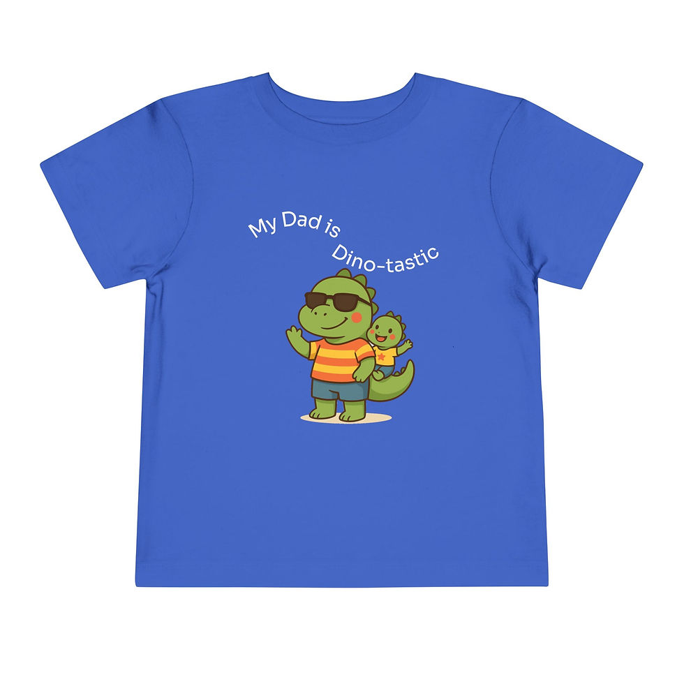 Thumbnail: Dino Dad Toddler Tee 🦖💙👨
