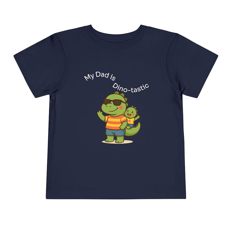 Thumbnail: Dino Dad Toddler Tee 🦖💙👨