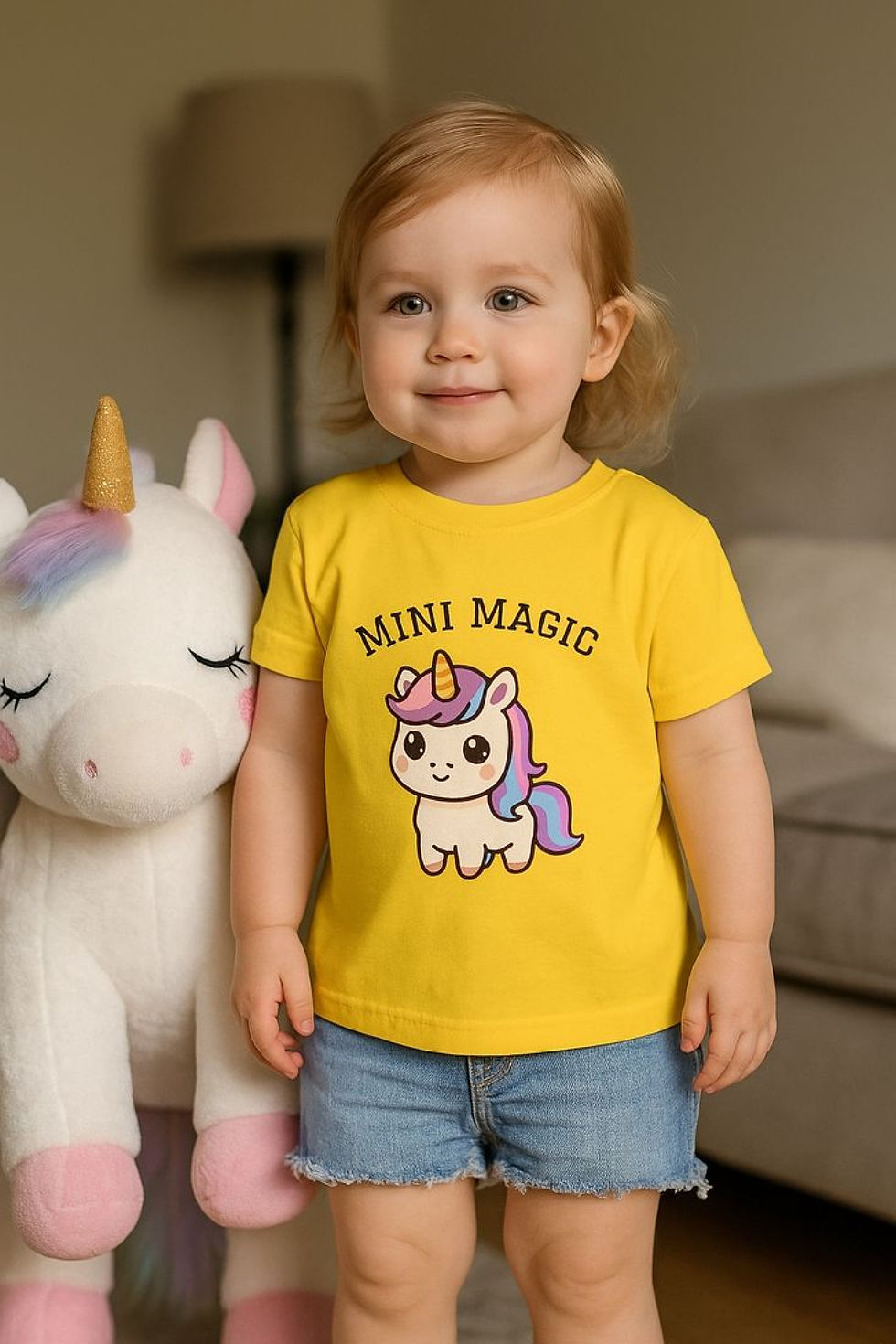 Toddler Unicorn Tee, Mini Magic 🦄✨