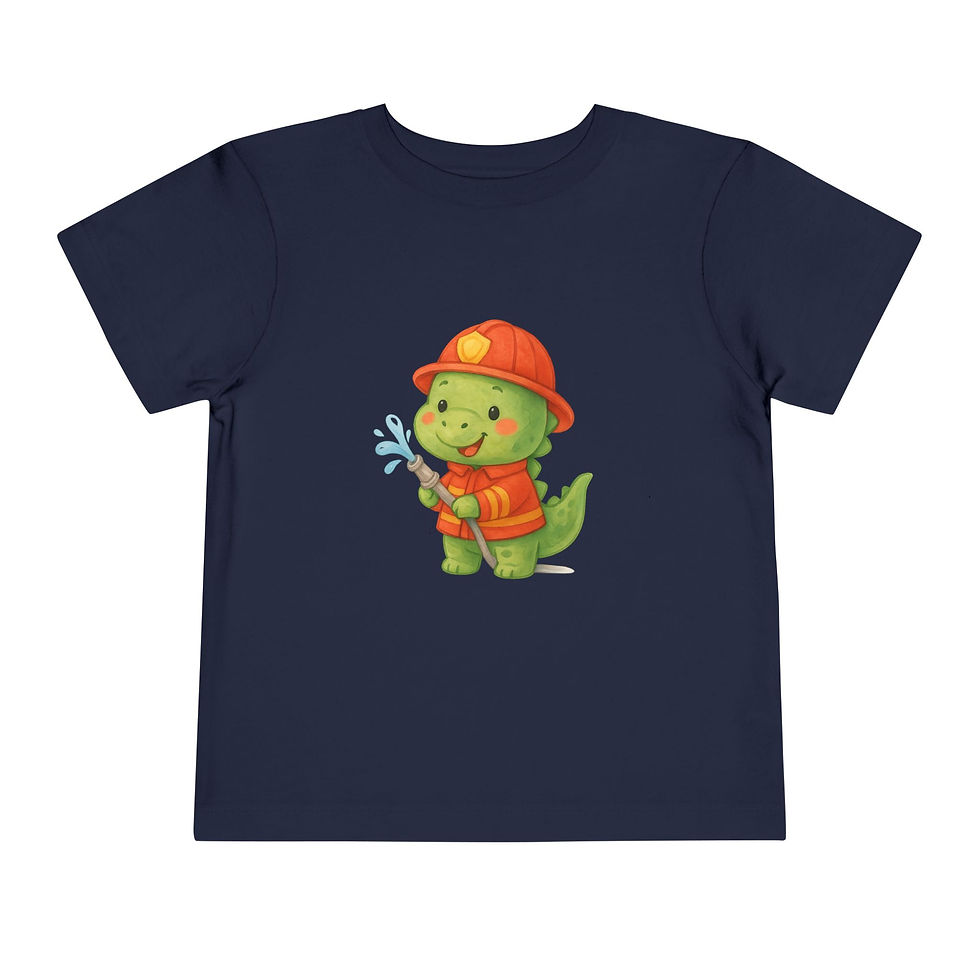 Thumbnail: Firefighter Dino Tee # 2 🦖🚒