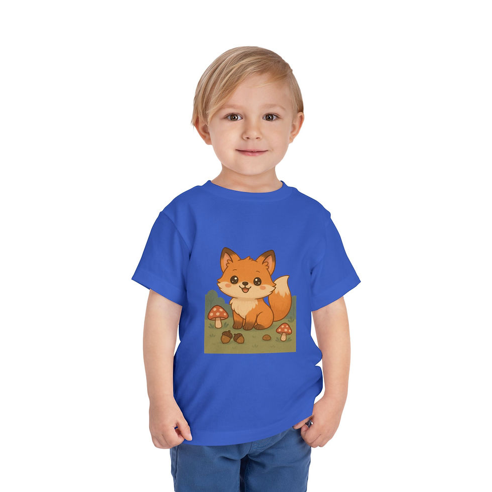 Thumbnail: Cute Fox Toddler Tee 🦊