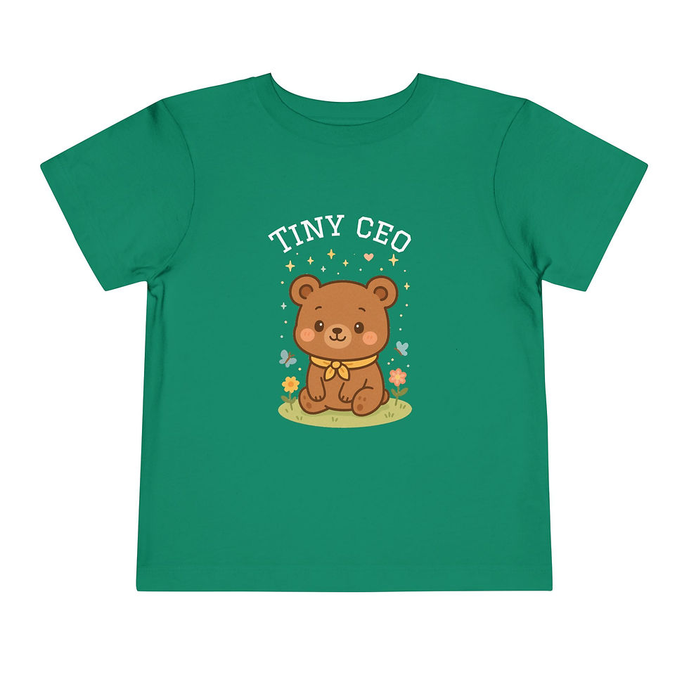 Thumbnail: Tiny Ceo Bear Toddler Tee 👔 