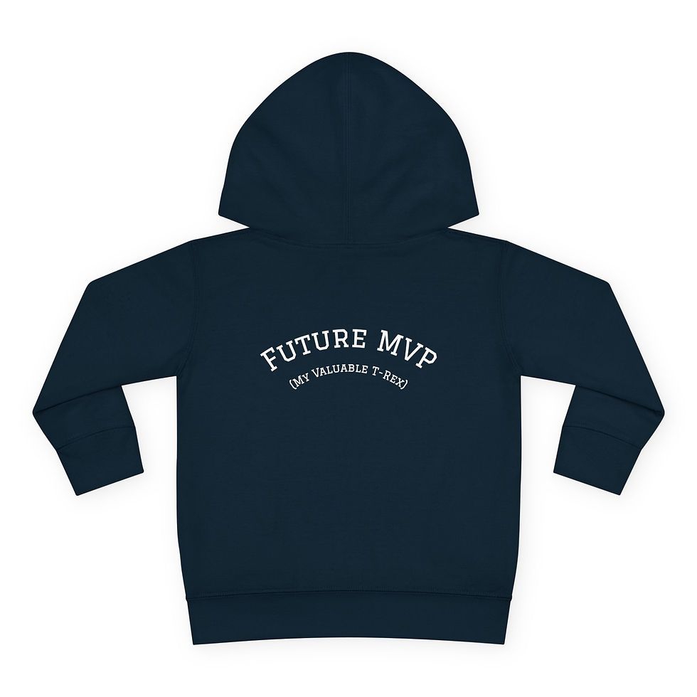 Thumbnail: Toddler Dinosaur Football Hoodie - Future MVP Fleece Pullover 🏈🦕