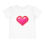Thumbnail: Pixel Heart Toddler Tee — Cute Pink Retro Gaming Heart T‑Shirt for Kids