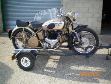 1951 B.S.A. Golden Flash Combination
