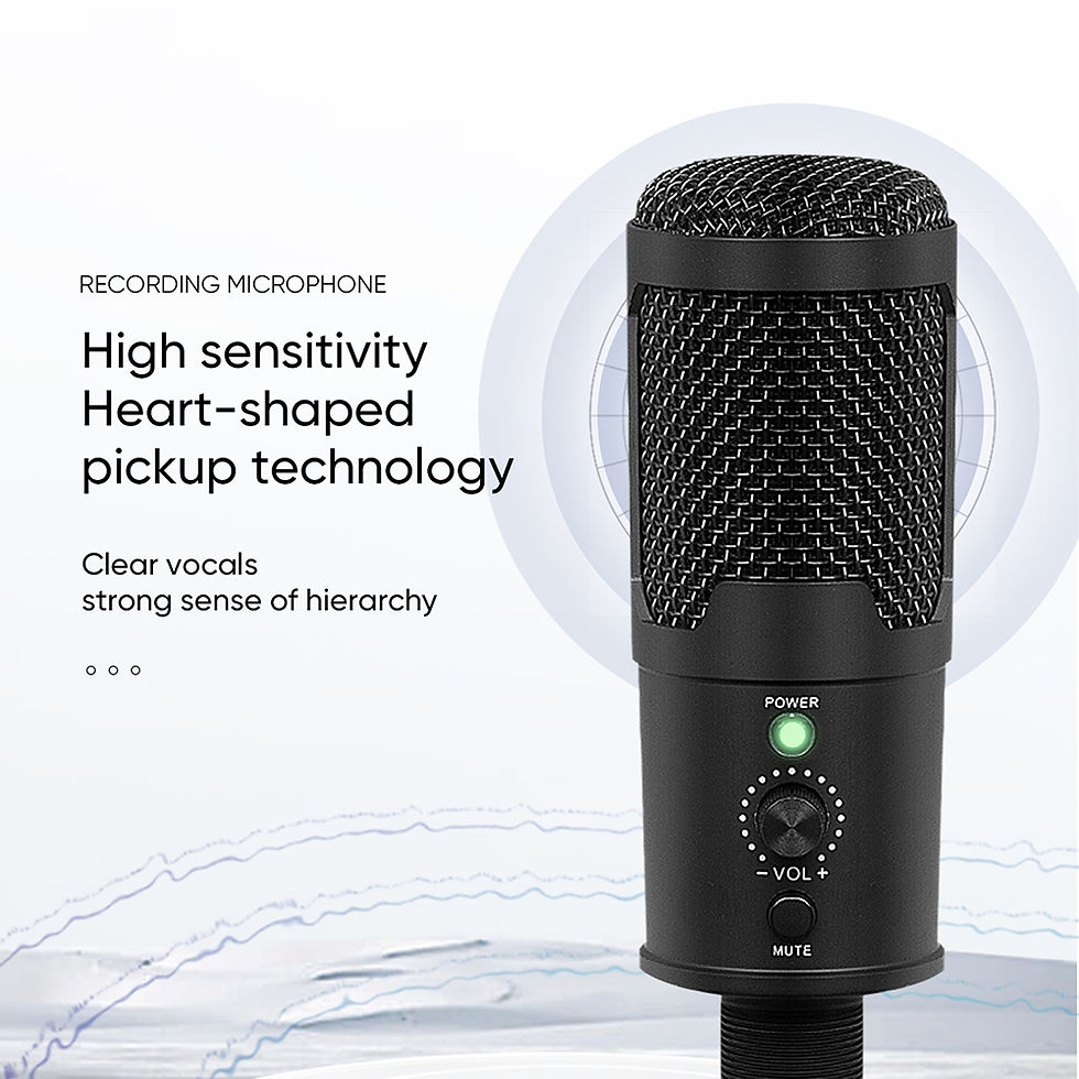 Thumbnail: Depusheng A12 USB Wired Gaming Microphone Professional Computer Microphones Reco