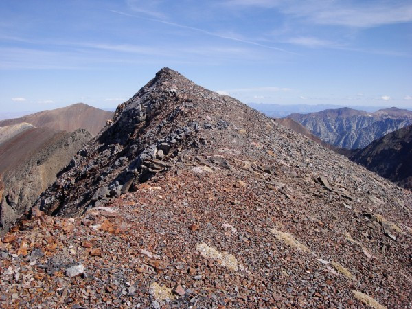That ridge was way too thin for my first solo summit.
