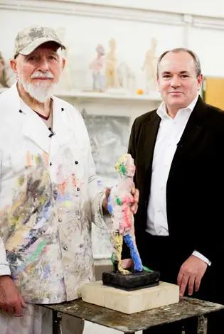 Markus Lüpertz mit Wolfram Kons 

© Aleka-Art Photography