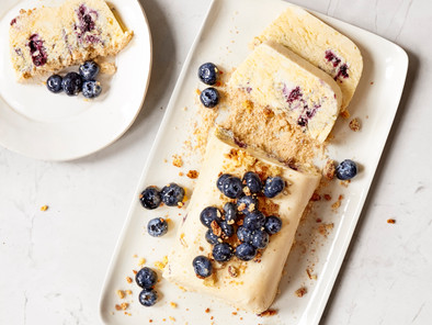 Blueberry Lavender Semifreddo