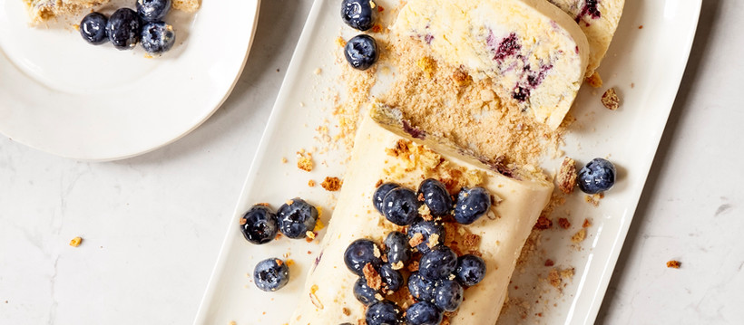 Blueberry Lavender Semifreddo