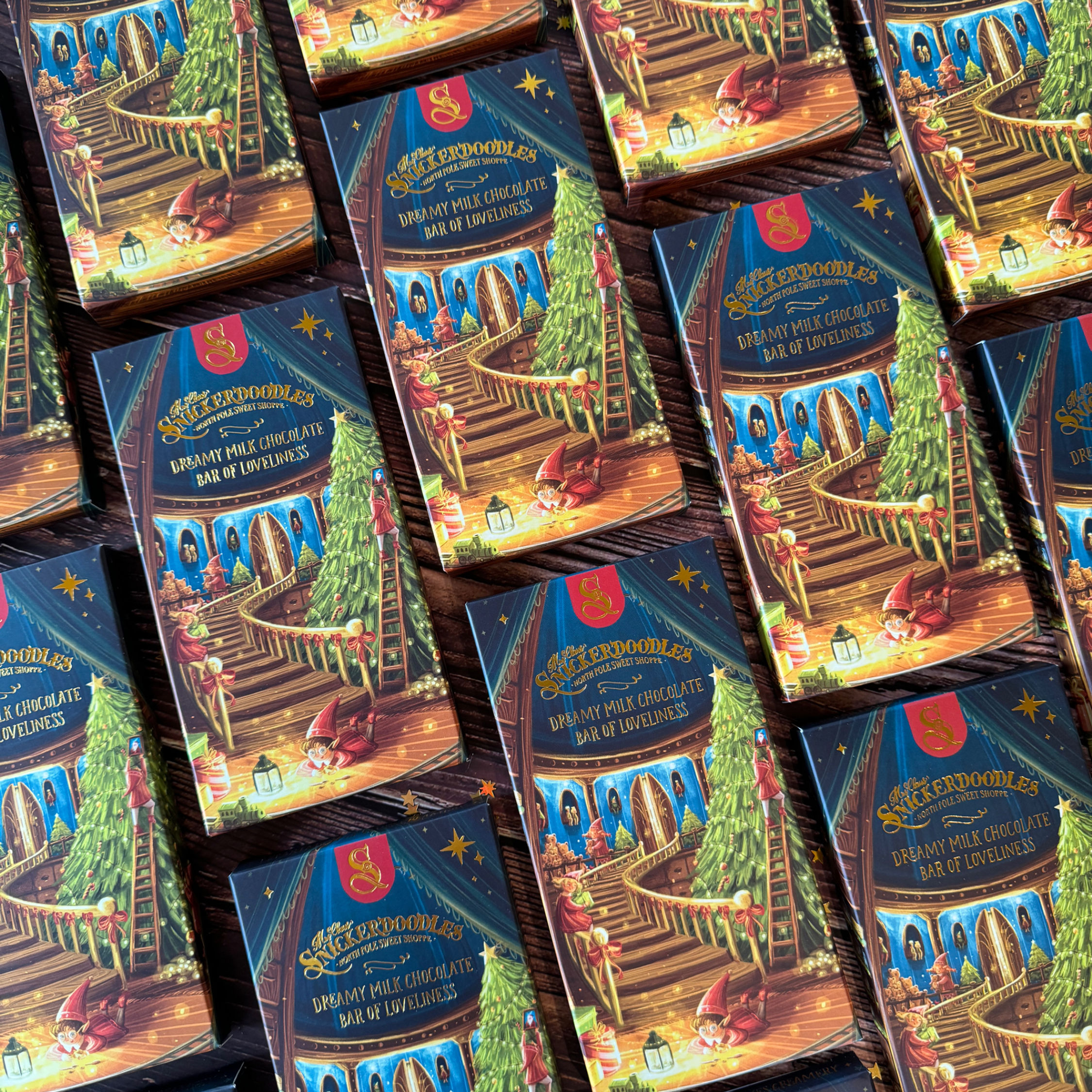 Dept. of Elves Boxed Chocolate Bar of Loveliness