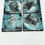 Thumbnail: Set of 4 4"x4" Ceramic Coasters with Metal or Wood Holder