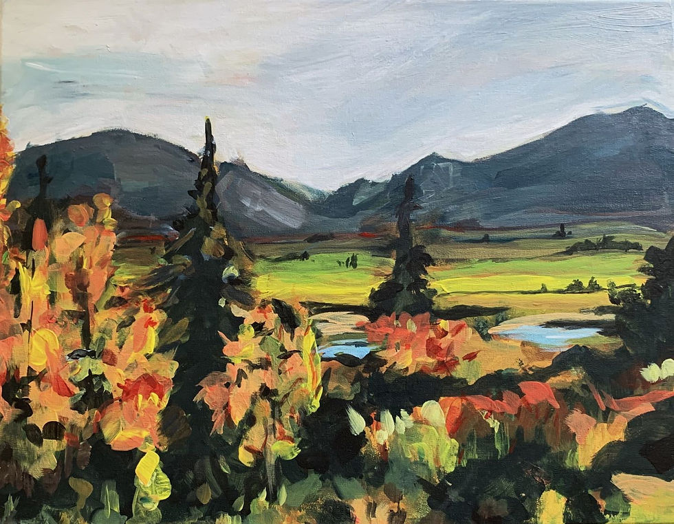 Creston Valley Vista, Acrylic on Canvas