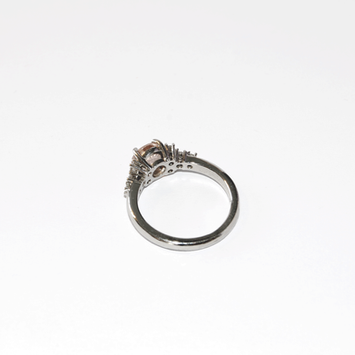 moissanite platinum ring