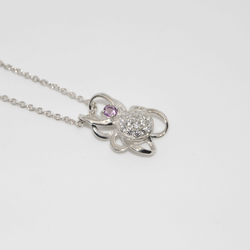 Spider Amethyst Sterling Silver Pendant