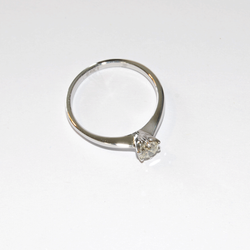 Solitaire Natural Diamond Ring