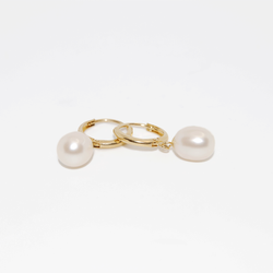 Fresh Water Pearl Huggies