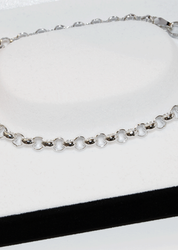 19cm Belcher Sterling Silver Bracelet