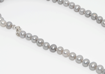 Silver Fresh Water Pearl Necklace