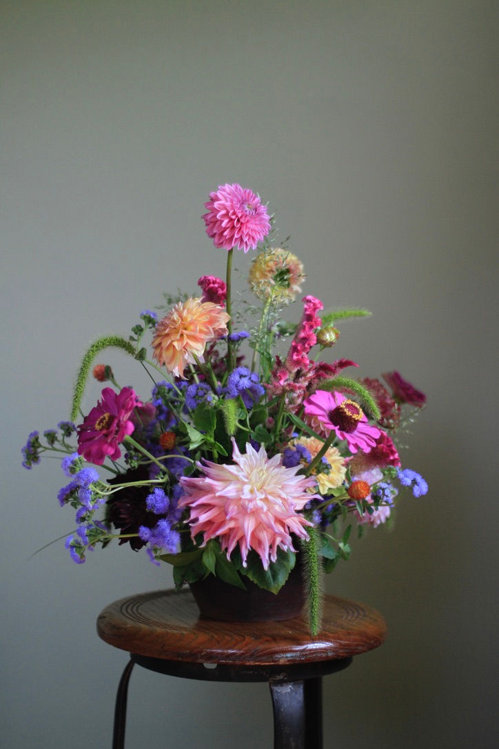 high summer seasonal floral arrangement