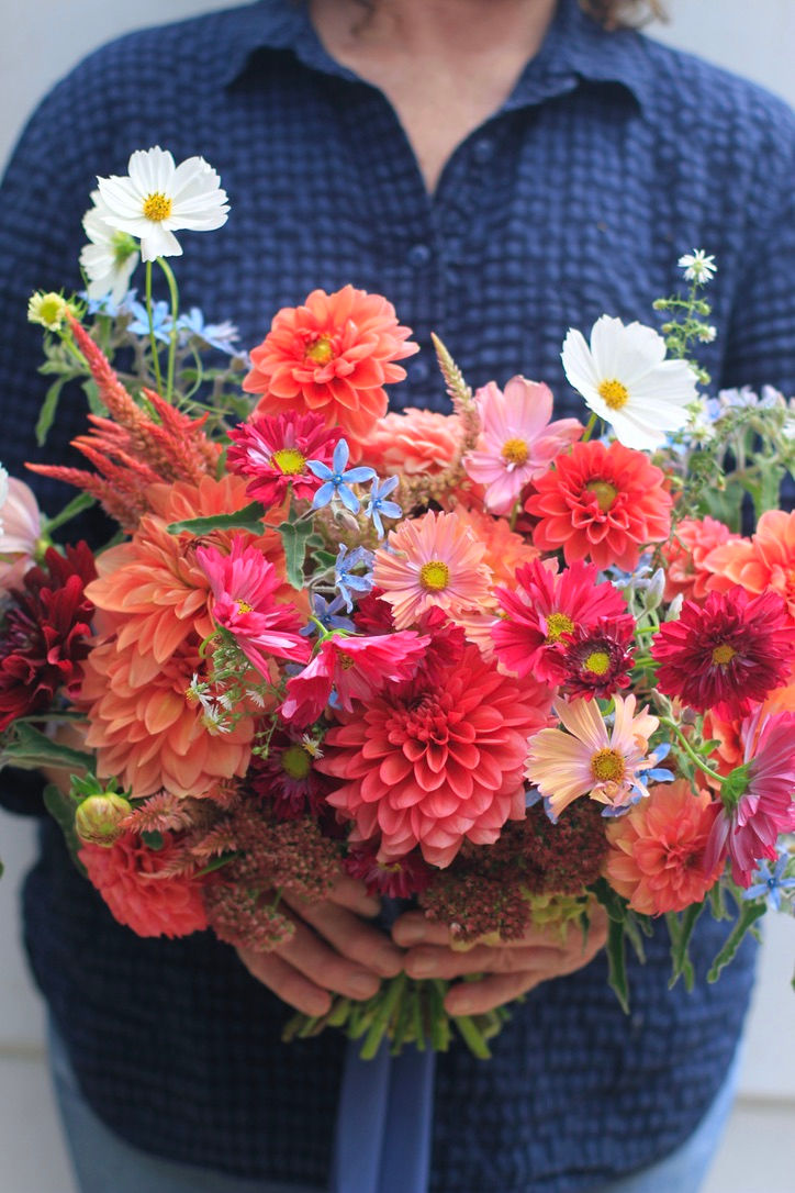 October seasonal bridal bouquet