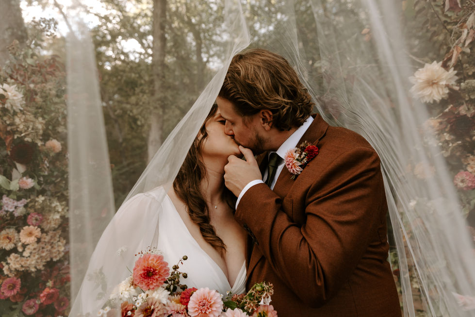 Rebekah & Andrew photographed by Josephine Adair