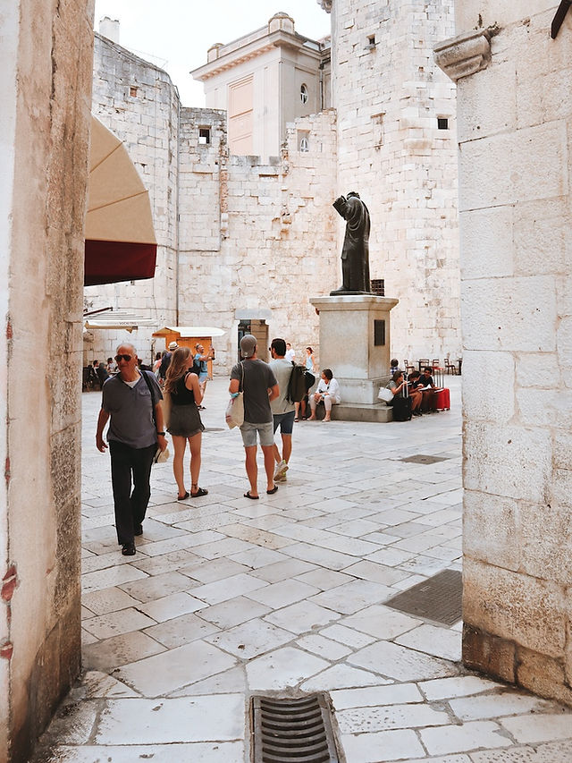 Centrum en bezienswaardigheden van Split Kroatië, Ongekende Weg