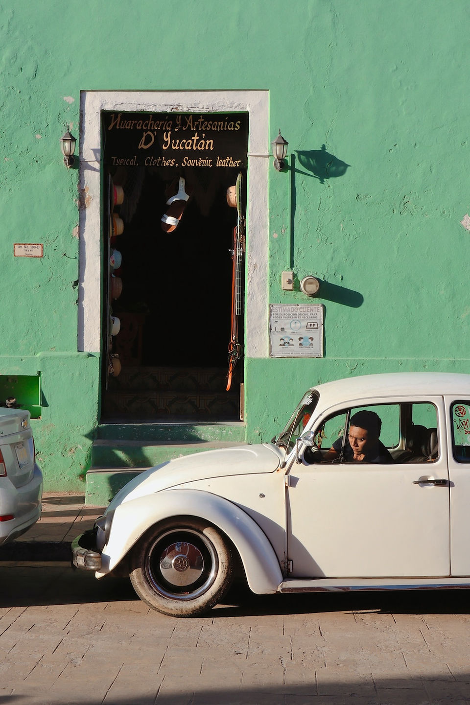 Valladolid Mexico, kleurrijke huizen, Los Frailes, Calle Calz, Ongekende Weg