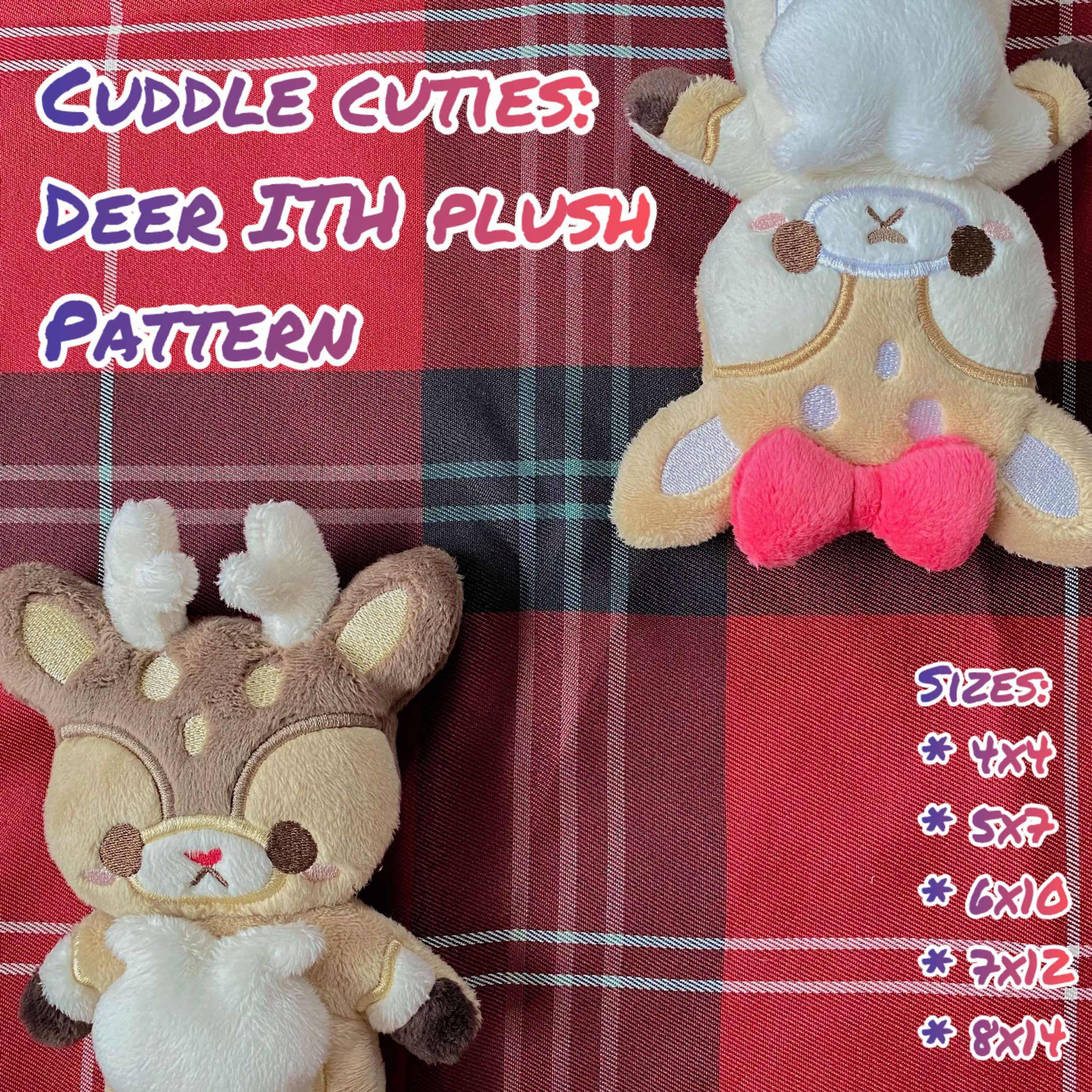 Cuddle Cutie: Deer ITH Embroidery Pattern