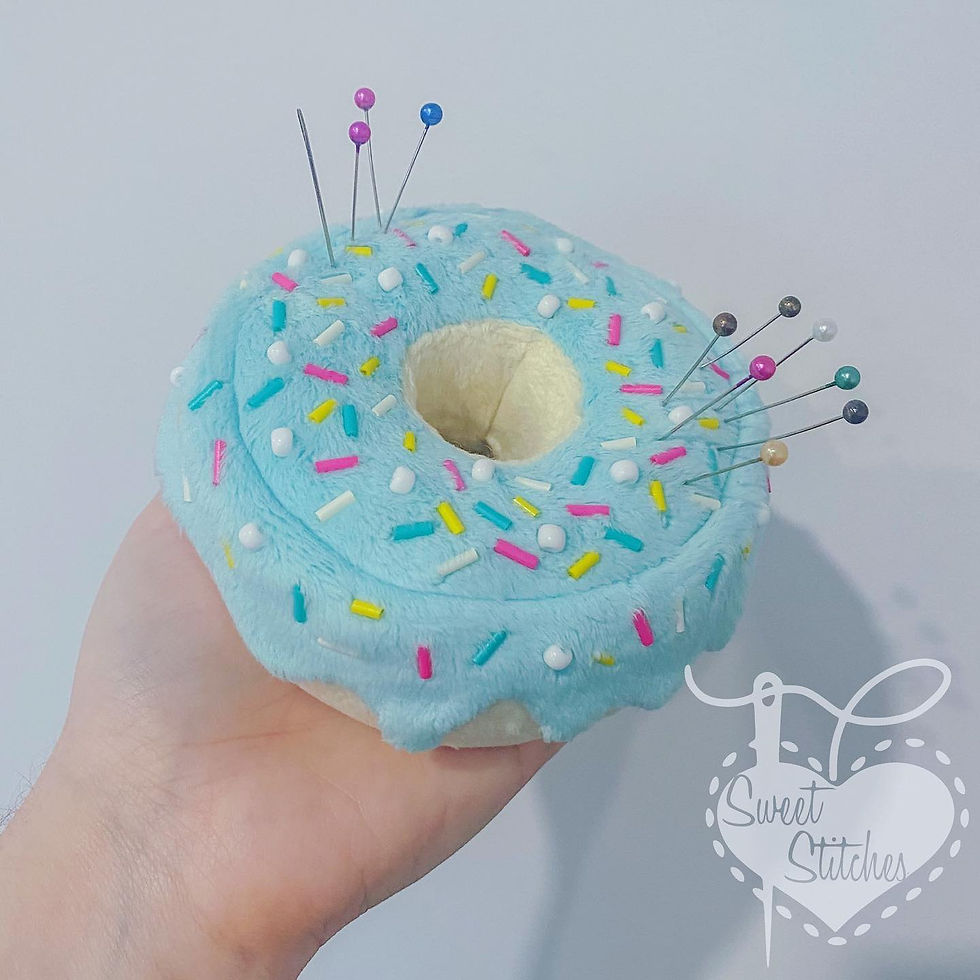 Thumbnail: Doughnut Pincushion Sewing Pattern
