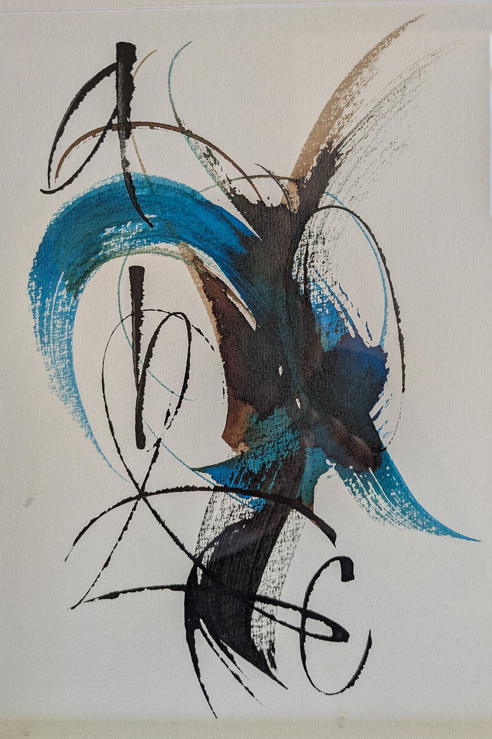 Contour, forme, direction, rythme, position, contraste, couleur, matière… abstraction par Elisabeth Ahlbäck 