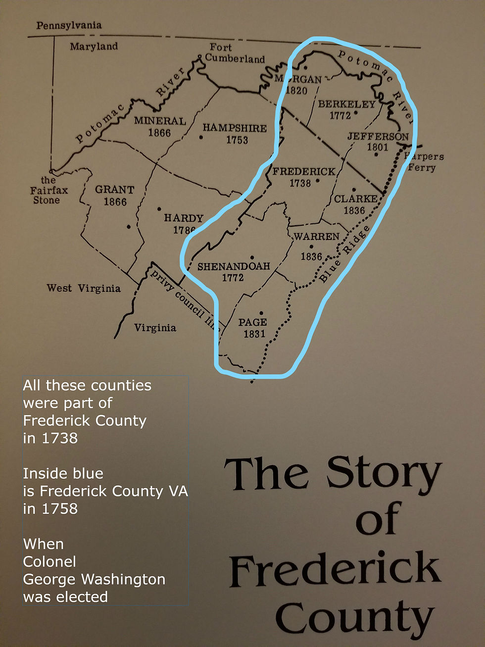 Cover from book published 1988, the 250th Anniversary