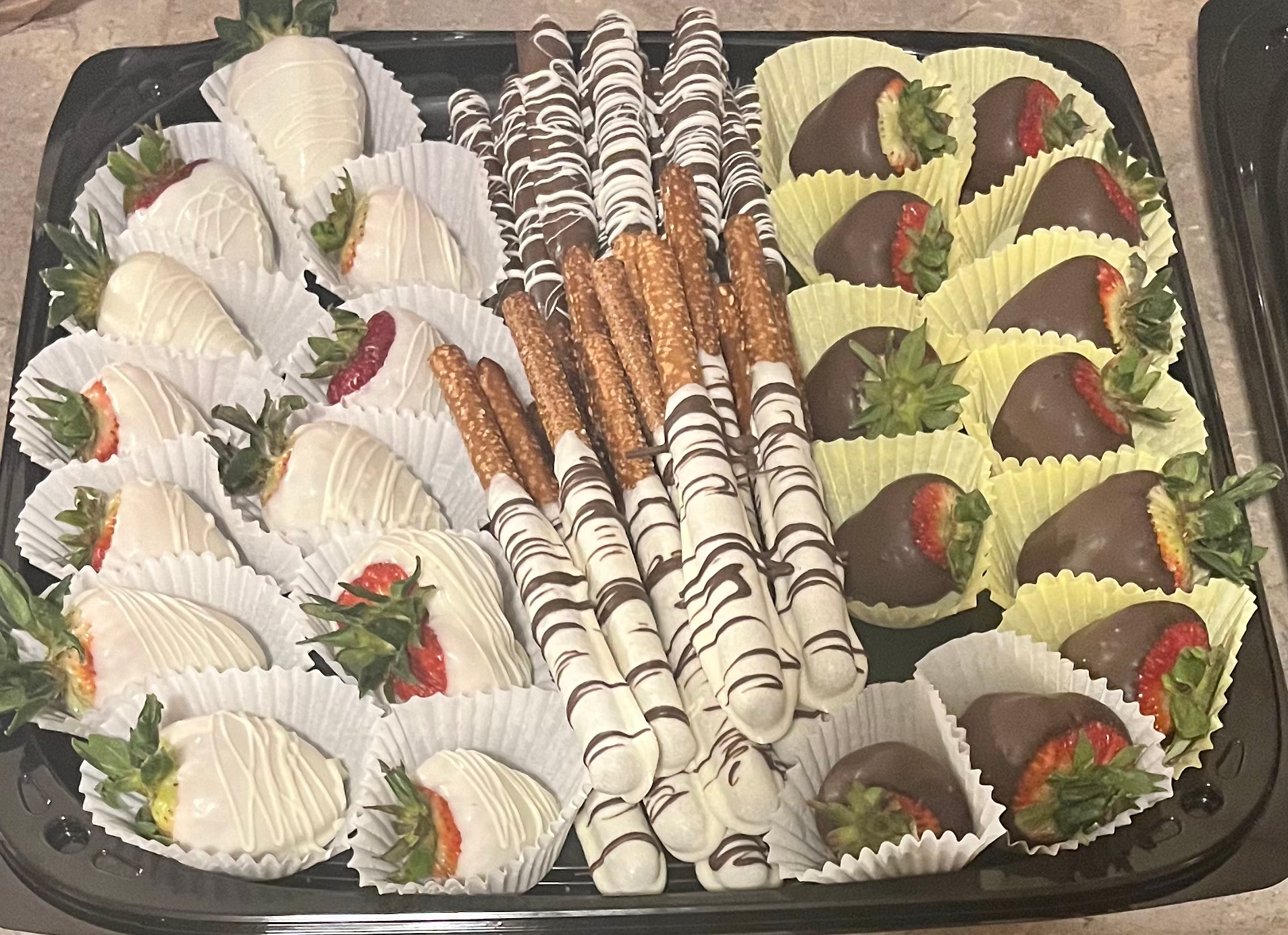 Arranged Food and Objects