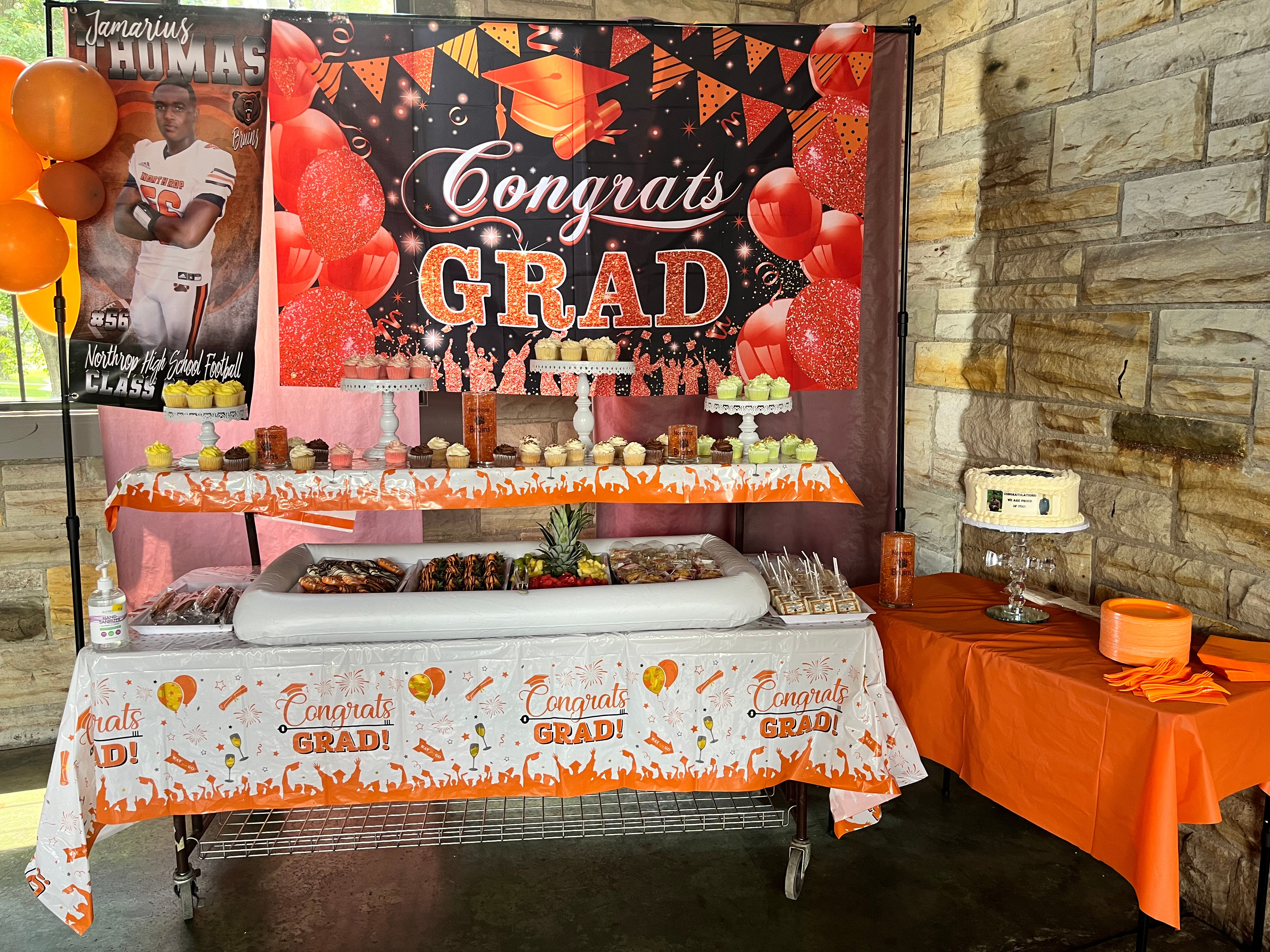 Arranged Food and Objects