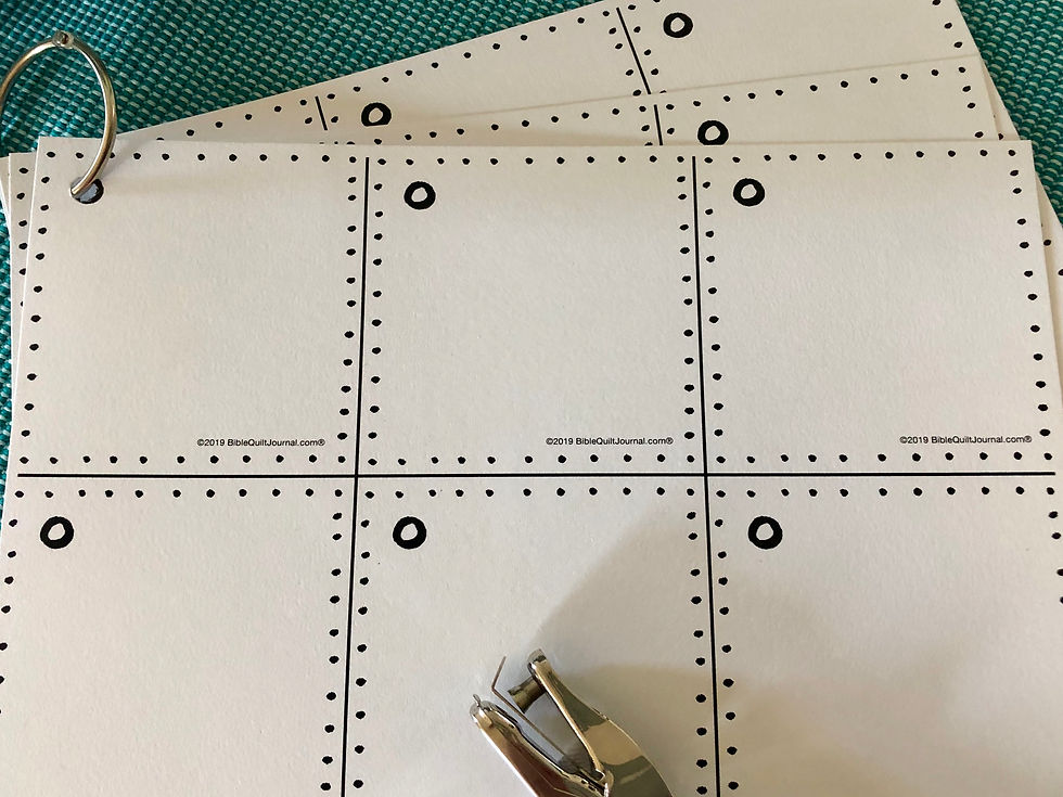 Blank Flip Card set