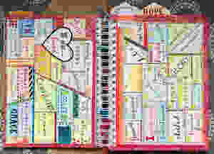 "Praying the Promises" by arabahjoy.com 2-page spread in Bible Quilt Journal