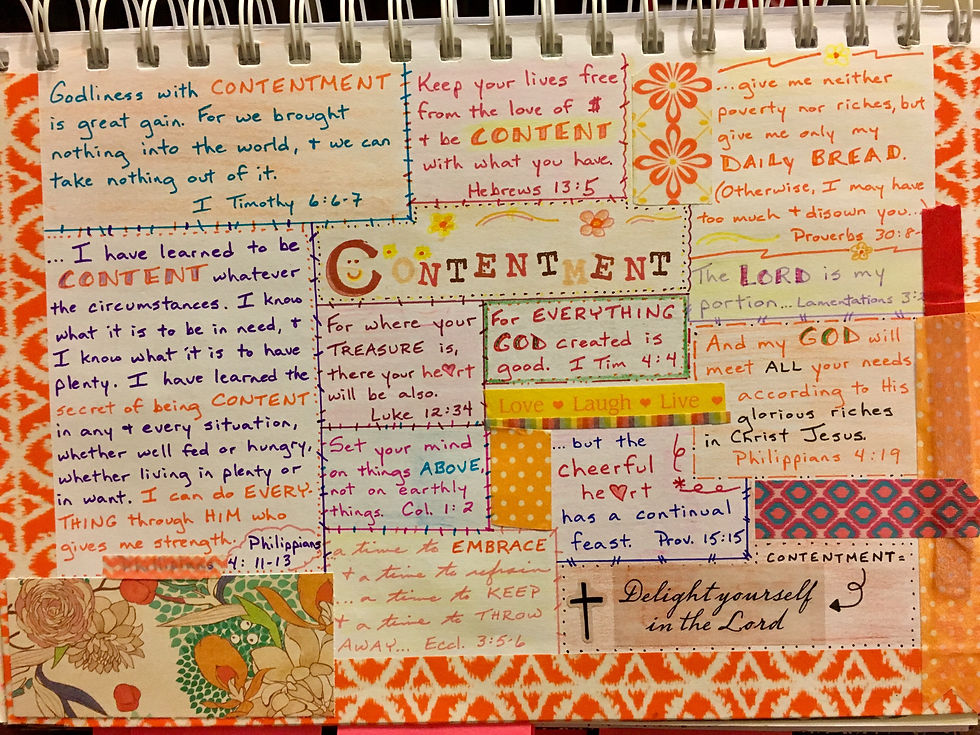 BQ page on Contentment