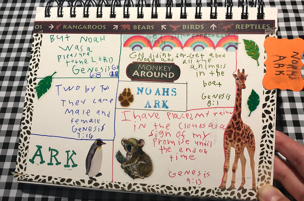 child's BQJ page on Noah's Ark