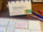 Writing scripture in the 2024 Monthly Bible Quilt Journal