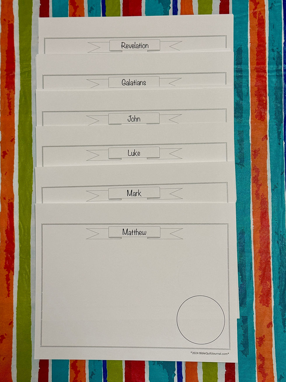 Thumbnail: New Testament PRINTED Packet for the Journaling Through the Word BQJ